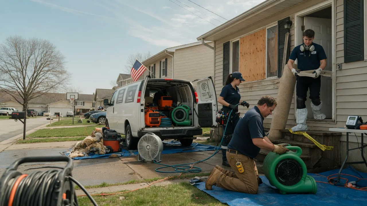 Water Damage Restoration in Tyndall, SD near me